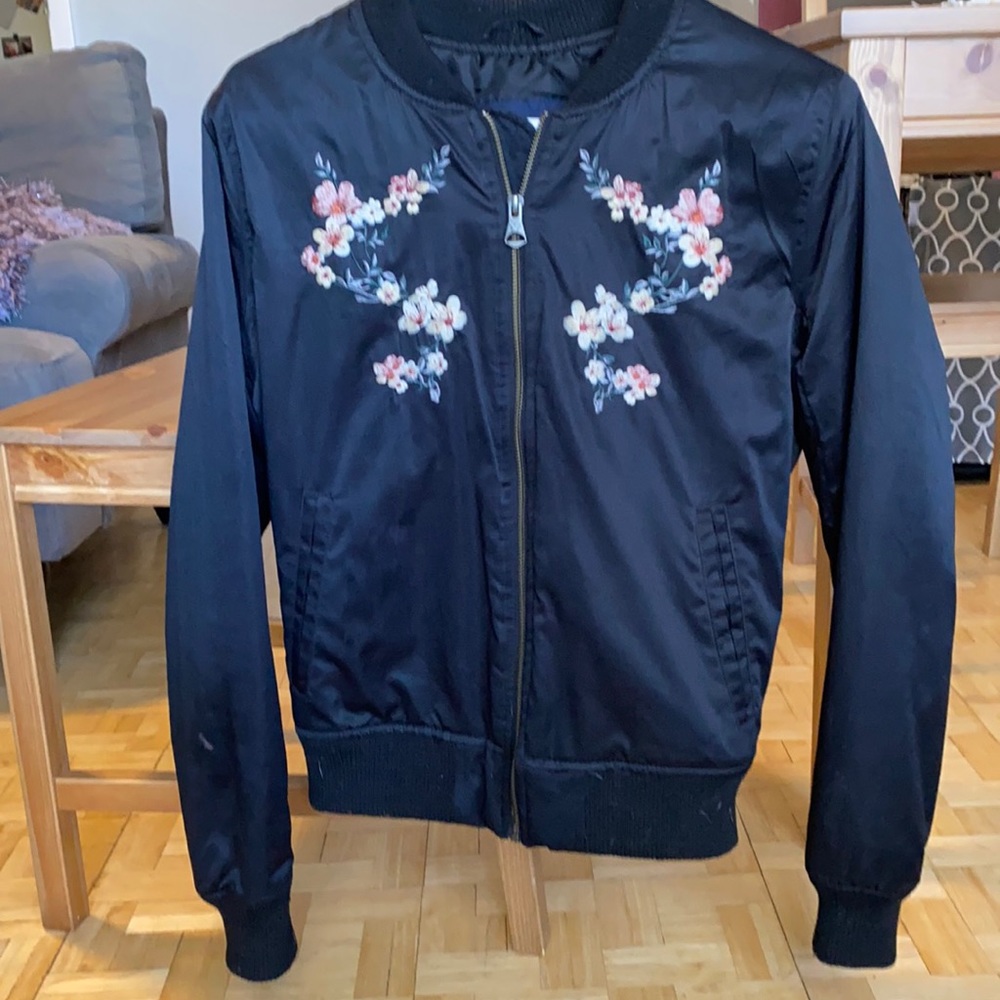 Embroidered Bomber Jacket - Picture 1 of 4